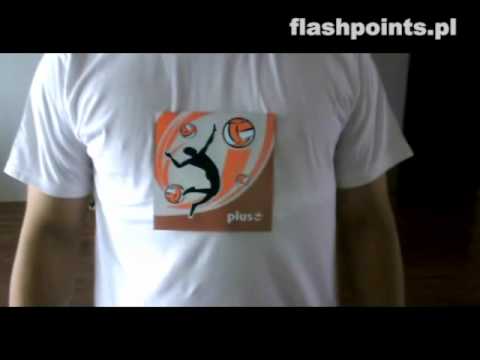 Video preview: Light-emitting T-shirts — example 2